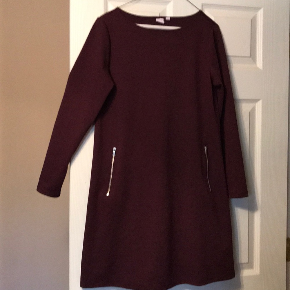 Gap dress with zippers fake pockets